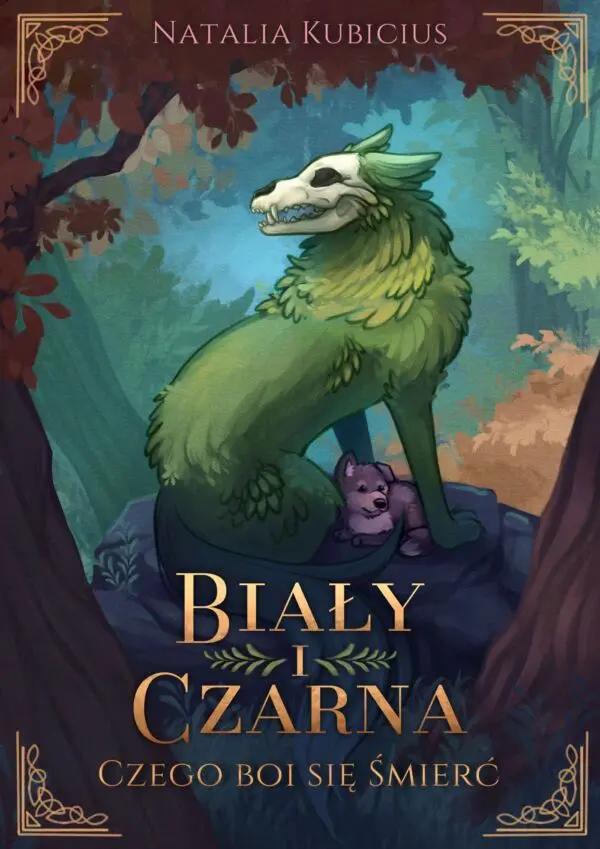 bialy-i-czarna-natalia-kubicus-fantasy-redakcja Okładka książki Biały i czarna Natalii Kubicus powieść fantasy